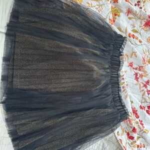 Elegant Black Tulle Skirt